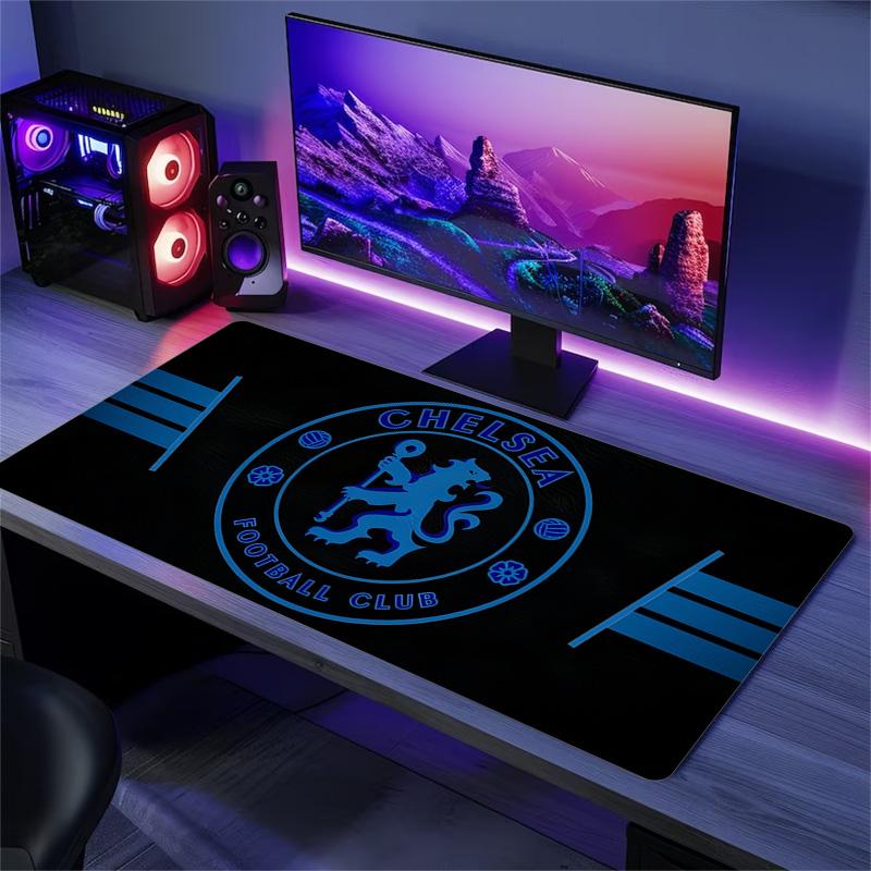 Chelsea F.C Print Cushion Non-slip Laptop Tablet Big Mousepad XXL Mat Mini PC Playmat With Lock edge