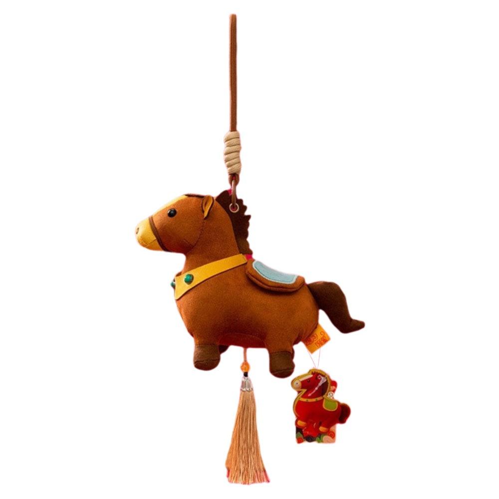 Cartoon Style Zodiac Pony Plush Doll Realistic Horse Plush Pendants  Home Office Decor