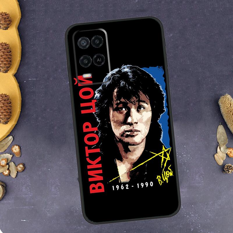 Viktor Tsoi Phone Case For Oppo A94 A74 A54 A15 A18 A38 A58 A78 A98 A40 A60 A80 A16 A76 A96 A57S A17 A77