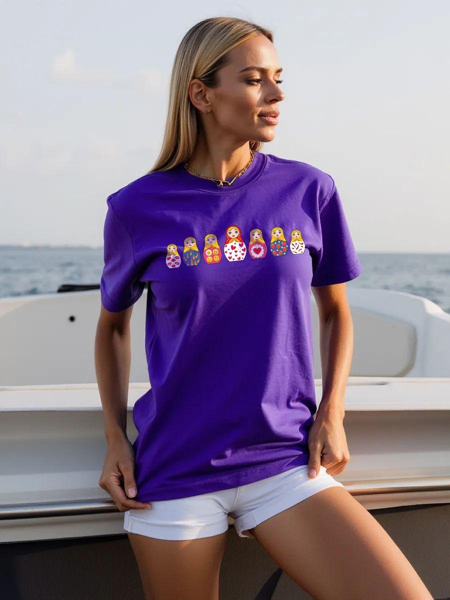 

Fashionable long oversized printed T‑shirt L
