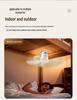 Wiederaufladbarer leiser Deckenventilator mit USB-Nachtlicht für Schlafsäle und Outdoor-Camping