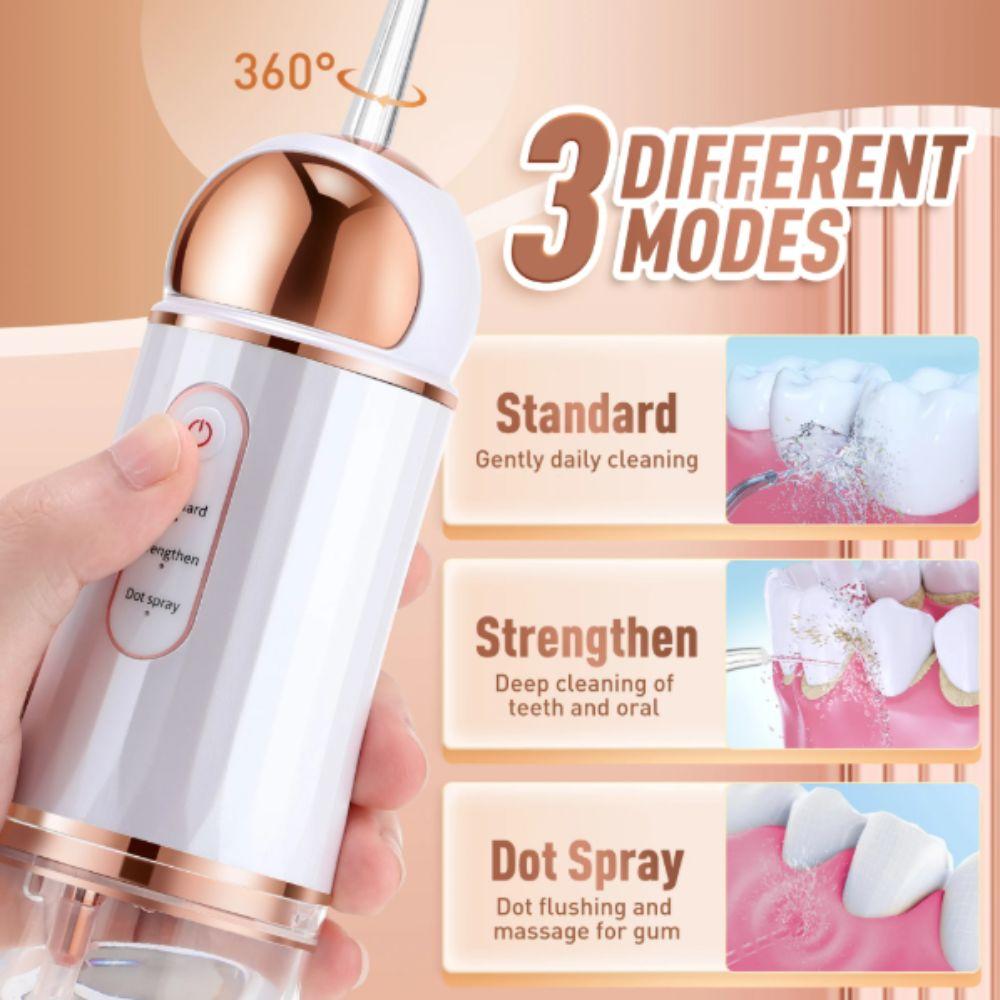 USB Rechargeable Water Flosser 3 Modes Oral Irrigator Dental Water Flosser  Oral Care