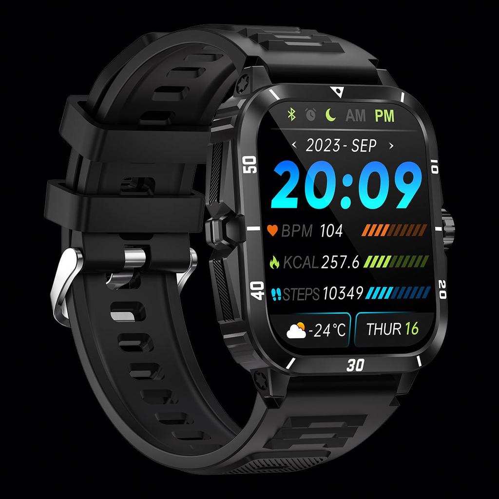 KT71 Outdoor 100+ Sport Smartwatch 1.96inch Big HD Screen Digital Watch Smart Watch Reloj Inteligente New 2025 2024