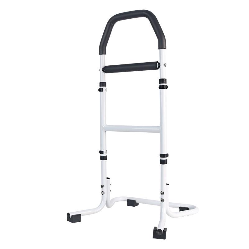 Anti-Fall Elderly Support Frame: Bedside & Toilet Handrail for Safe Standing, No-Punch Installation