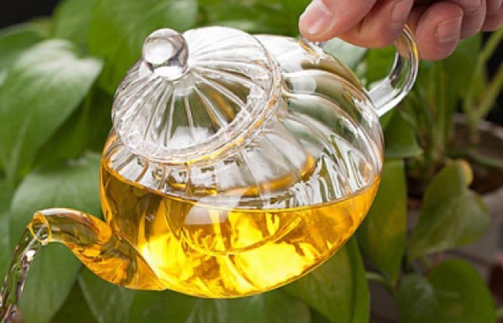 [morningplace] Cute Pumpkin Glass Teapot for Stylish Interior Decor (1 piece)