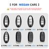Schlüsseletui aus echtem Leder für Nissan Qashqai 2022 J12, Ariya, Altima, Teana, Juke, X-Trail (Schutzset)