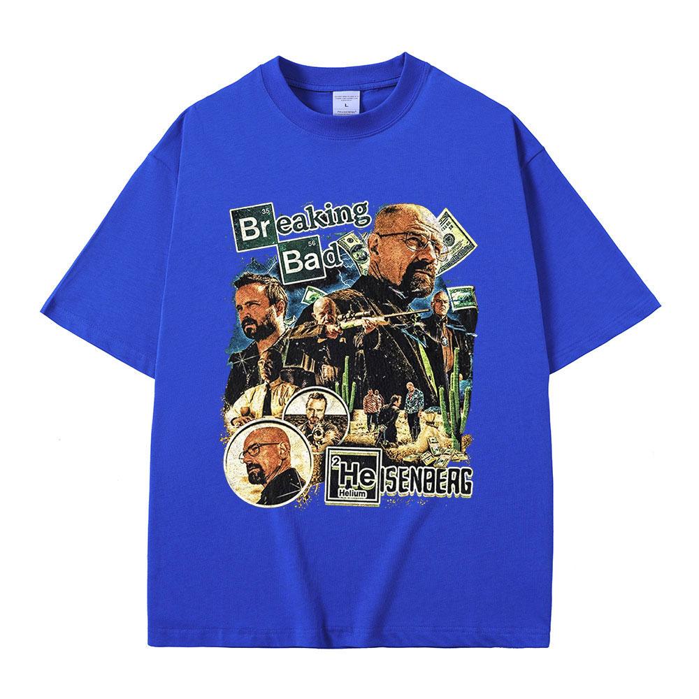 Heisenberg Breaking Bad T Shirt Better Call Saul Graphic Print Tshirt Unisexs Clothing 100 Cotton Casual Short Sleeves Tee Shirt