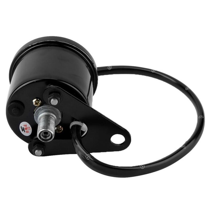 12V Motorcycle LCD Digital Odometer 7 Colors Waterproof Speedometer Tachometer