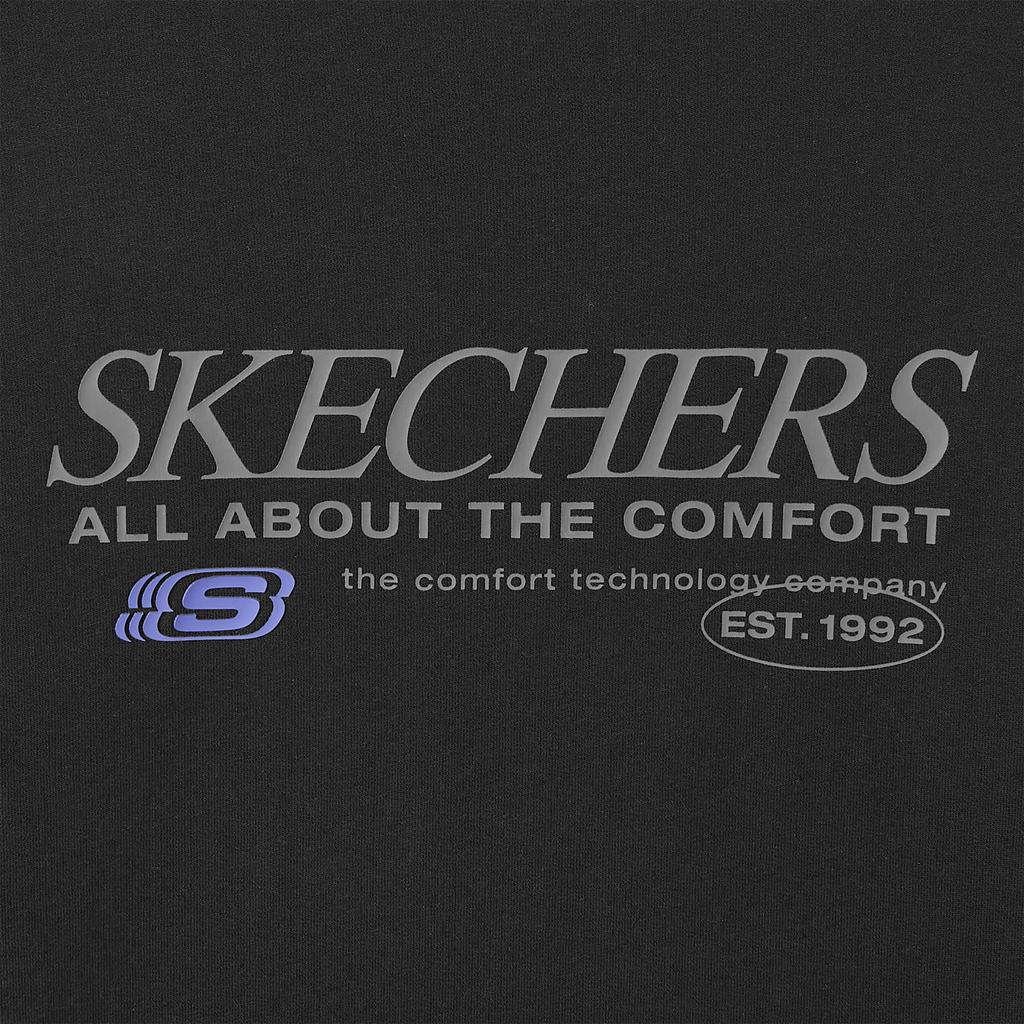 Skechers Sports Alliance Series Comfortable Fashion Casual Versatile Long Sleeve Shirt Unisex shirts Carbon-Black L325U018-0018