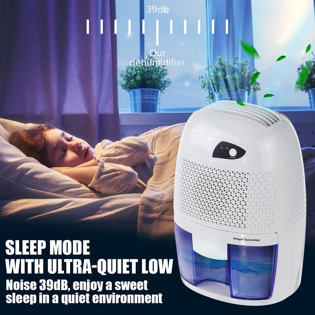 500ml Electric Dehumidifier  Mini Portable Home Air Dryer Desiccant Moisture Absorber Low Noise Cabinet Dehumidifier