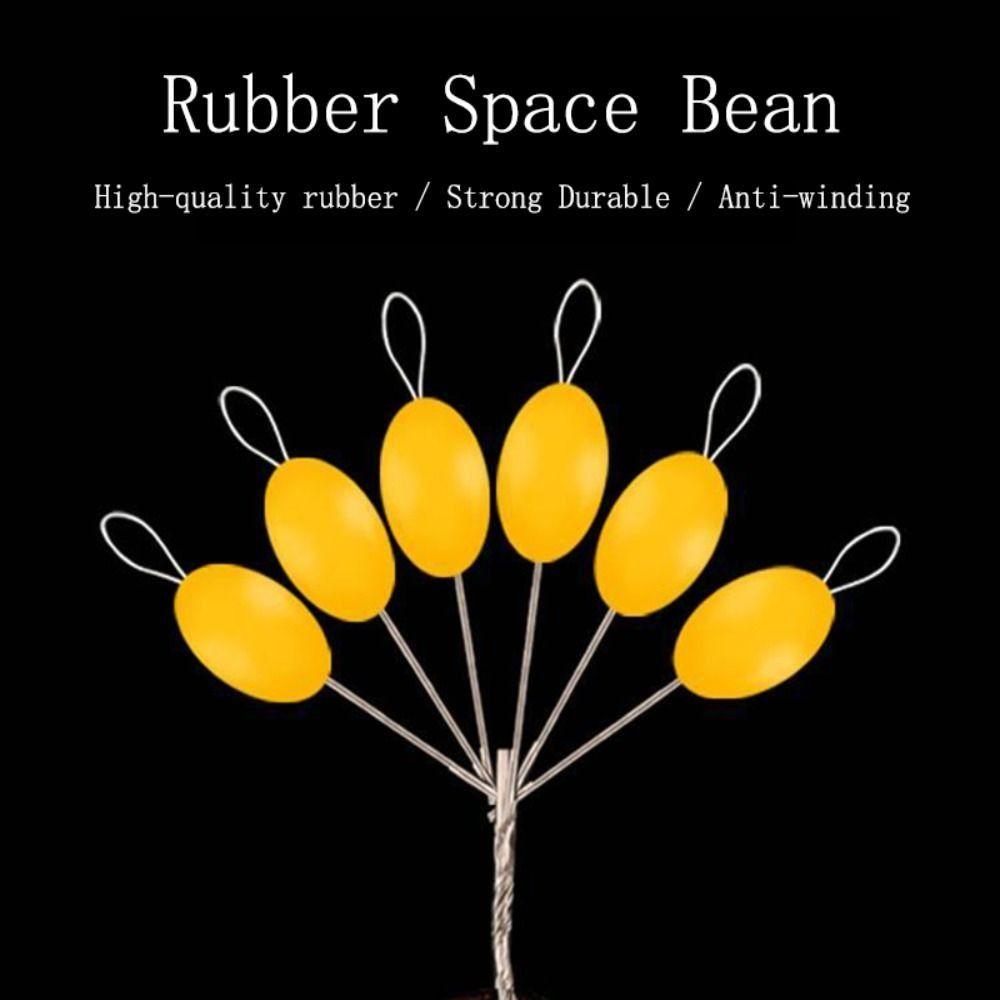 Kugel-Angelposen Große Space Beans Leuchtende Space Beans Gummistopper Großer Schnurstopper Space Beans