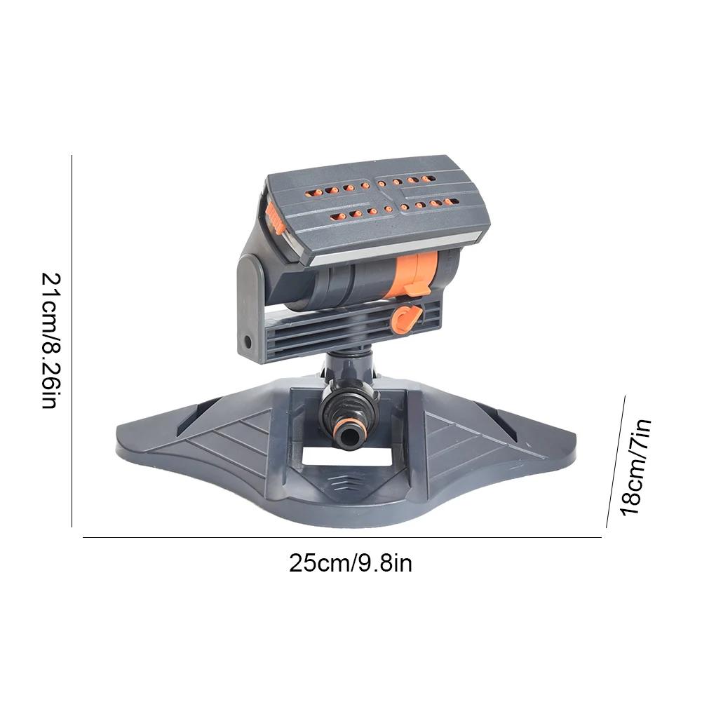 New Automatic Garden Sprinkler Adjustable Large Coverage Lawn Sprinkler 16 Holes Rotating Lawn Sprinkler for Outdoor Yard Garden