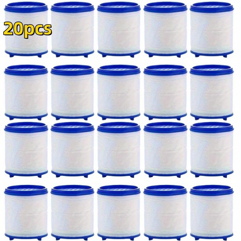 

10 шт./20 шт. Змінні картриджі фільтрів для води для систем фільтрації душової лійки змішувачів, універсальні елементи очищувача крана для раковини 20pcs