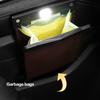 Can Foldable Storage Car Co-Pilot Trash Bag Car Storage And Finishing Supplies Car Trash Can Front-Row Hanging Trash
