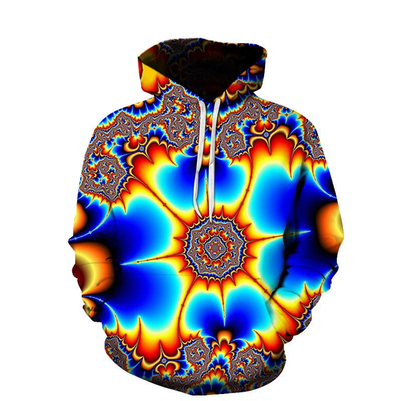 3D Printed Hoodie Men's Creative Building Block Series Men's Hoodie New Fashion Casual Popular Men's Oversized Long Sleeved Tops