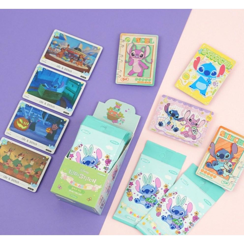 Korea Brädspel Cardfun Lilo & Stitch Samling Aloha Stitch Kortdisplaypaket, 20-pack, Blandade färger