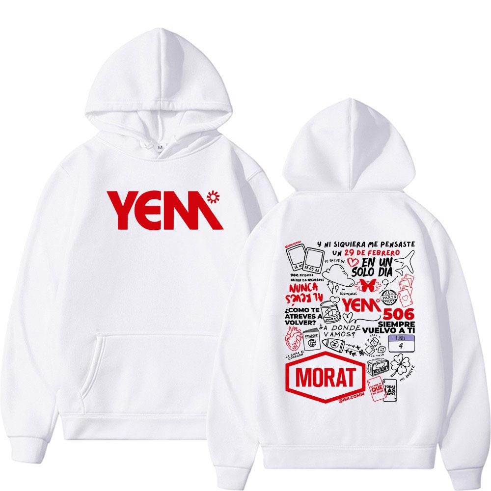 Band Morat Yem Album Graphic Sweatshirts Men Women Harajuku High Street Hip Hop Classic Pullovers Oversized  Hoodie Tops