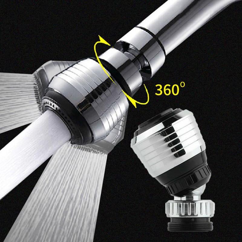 360 Degrees Faucet Splash Nozzle Rotatable Tap Filter Kitchen Flexible