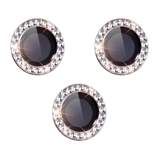 Vetro protettivo per lenti leggere Pellicole per fotocamera del telefono altamente compatte e resistenti all'usura con strass per iPhone14/14Plus/14 Pro/14 Pro Max