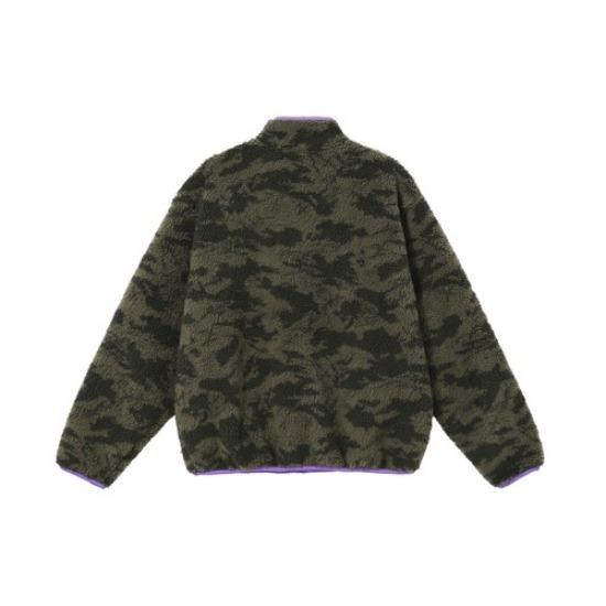 Nike Stand Collar Reversible Long Sleeve Fleece Jacket DQ4885-542