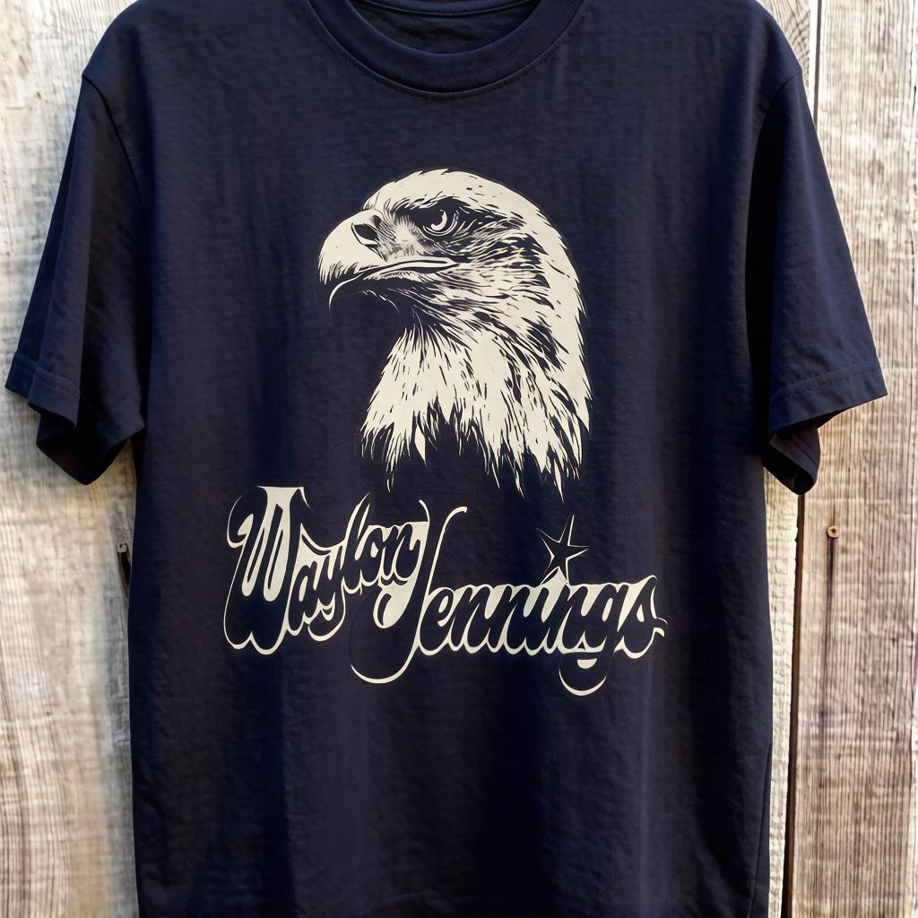 

Waylon Jennings EAGLE Shirt Rare Cotton Shirt Unisex Vintage T Shirt Unisexs T Shirts Drip Clothing Y2k Clothes Unisex Cheap Clothing 4XL