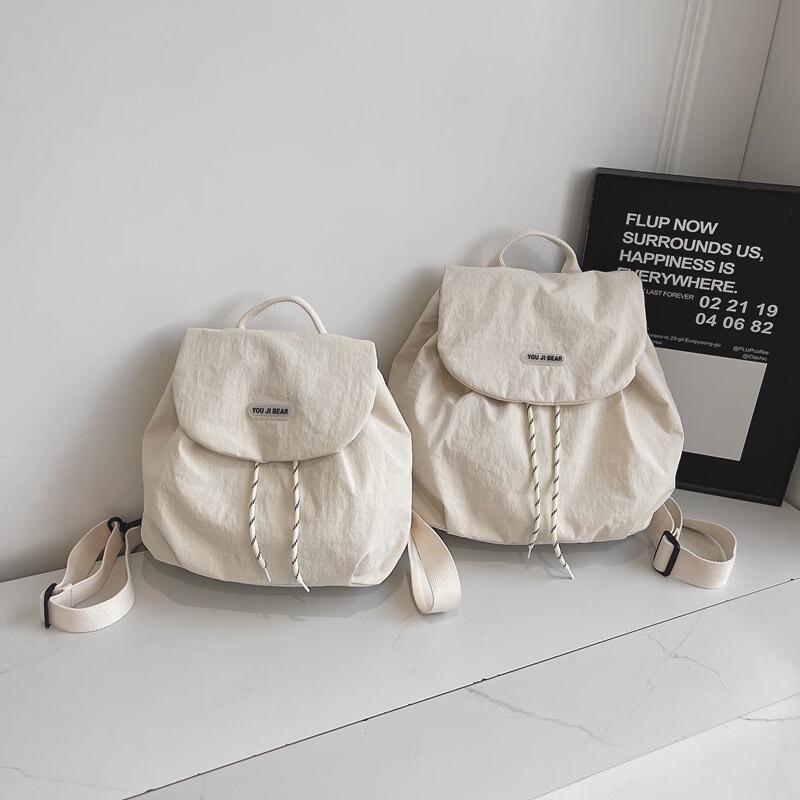 Повседневный рюкзак-мешок для девочек с откидным верхом и завязками