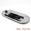 Dental Stainless Steel Medical Tray Rectangular Disinfection Plate Metal Placement Box Dentistry Lab Instrument Tray