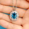 CAOSHI Gorgeous Temperament Necklace Female Party Accessories with Delicate Design Bright Crystal Stone Jewelry for Anniversary