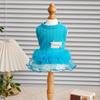 Sleeveless Cat Princess Dress Thin & Soft Summer Pet Clothes Cute Pet Dog Dress  Pet Decor