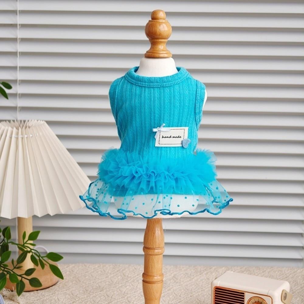 Sleeveless Cat Princess Dress Thin & Soft Summer Pet Clothes Cute Pet Dog Dress Pet Decor