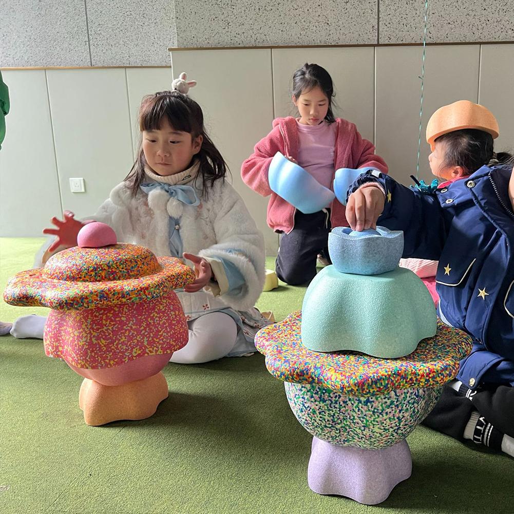 Balance Stepping Rainbow Stone Kids Sports Toys Touch Sensory Integration Training Tactile Sensing Equipment for Children Games