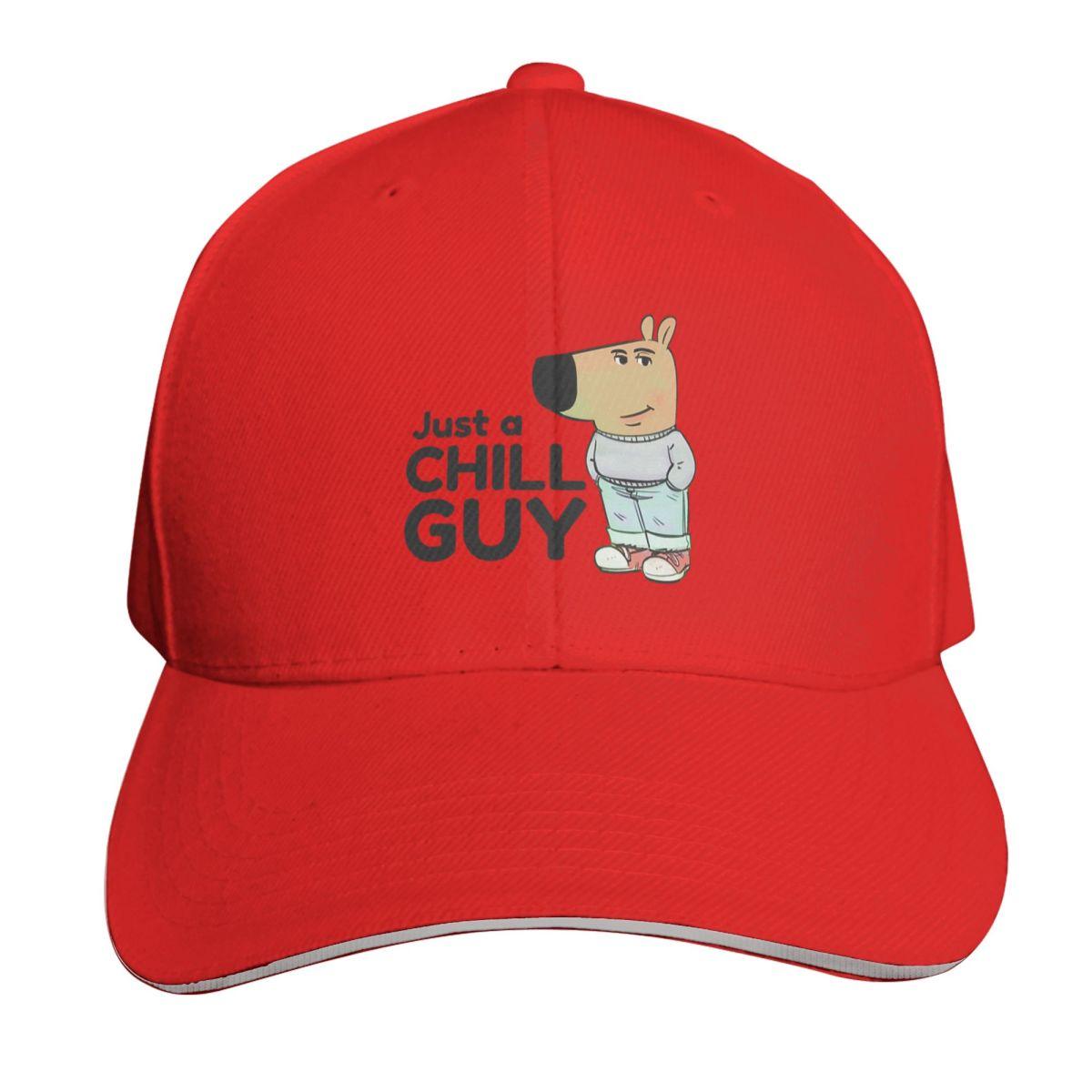 Vintage I Am Just A Chill Guy Cap Fashion Casual Baseball Caps Adjustable Hat Hip Hop Summer Unisex Baseball Hats One Size