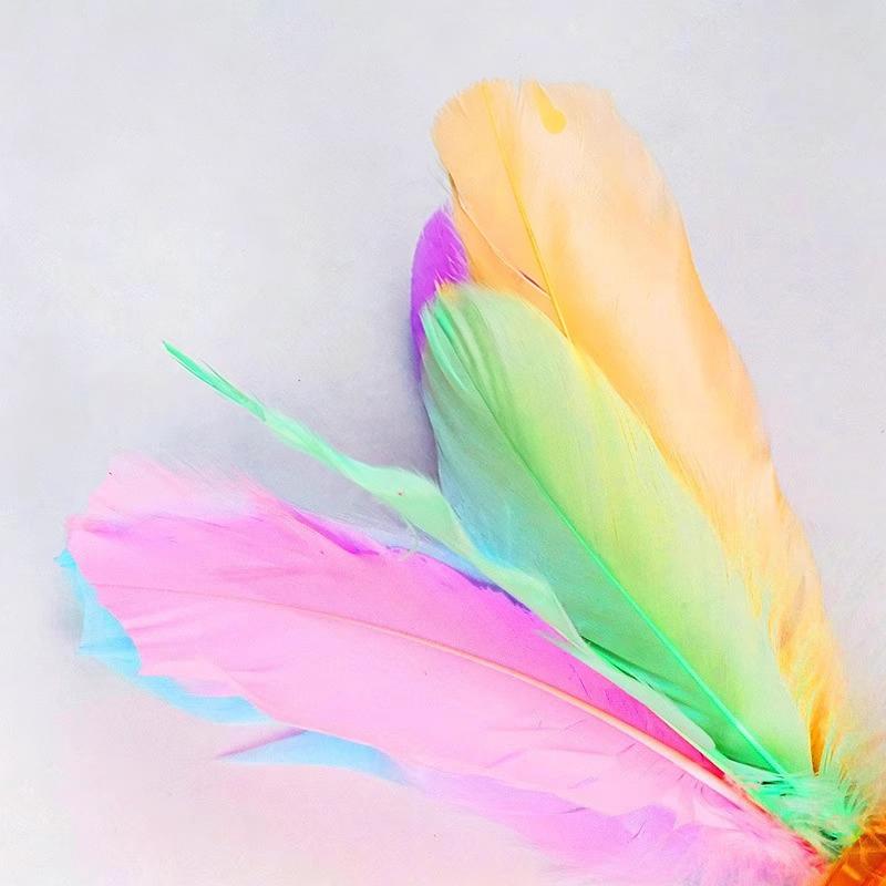 Colorful Traditional Chinese Jianzi Soft Feather Kick Shuttlecock for Travel Camping Outdoor Leisure Activity All Age Groups
