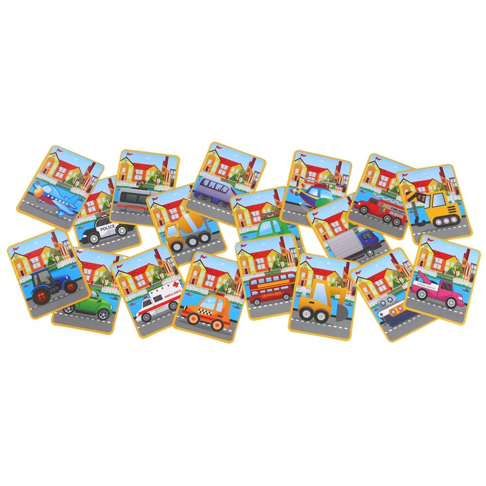 Puzzle Book Magnetic Magnets Puzzle Vehicles Cars Transport 77 pcs.