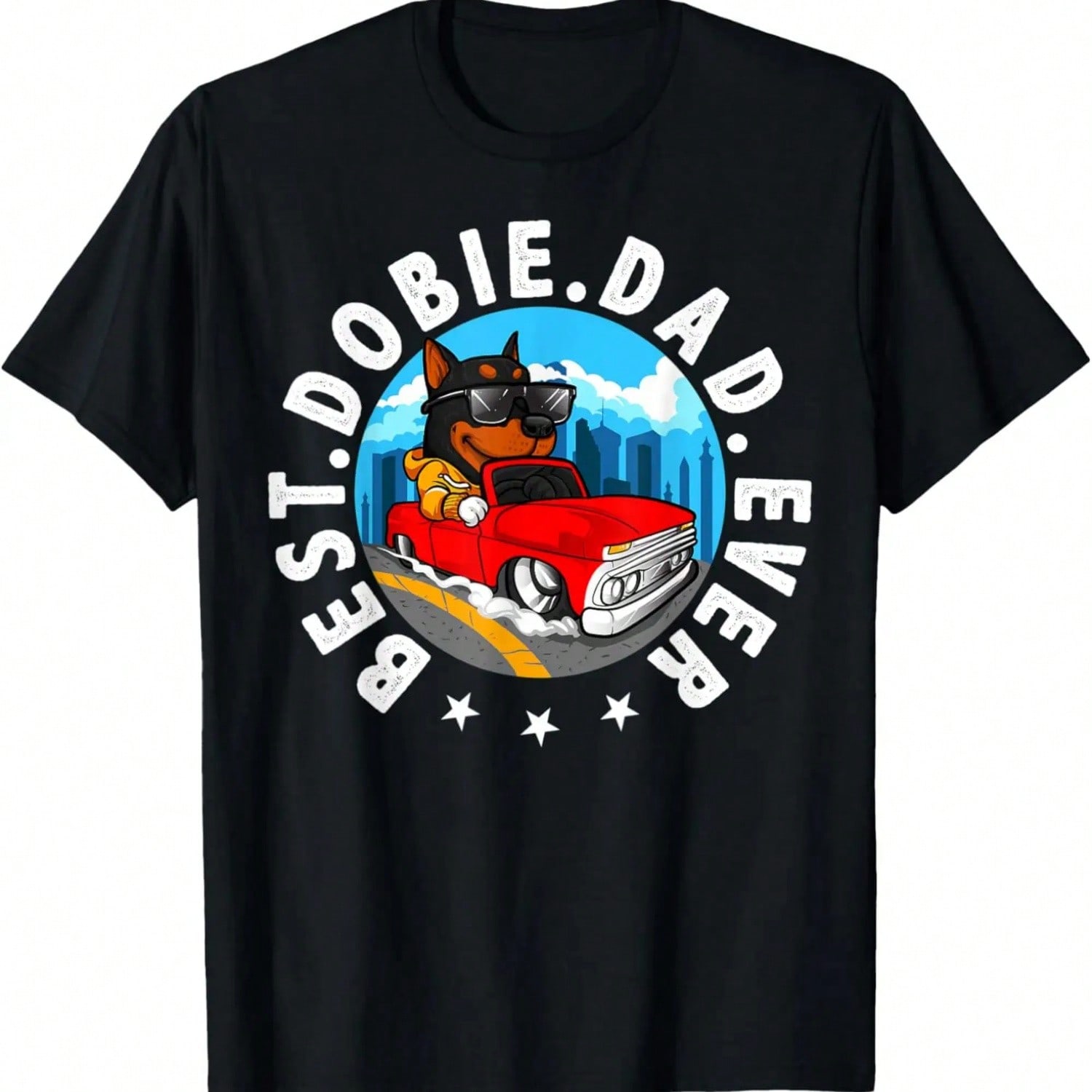 Doberman Lover Gifts Doberman Gifts Funny Doberman Dad T-Shirt.Jpg S разноцветный