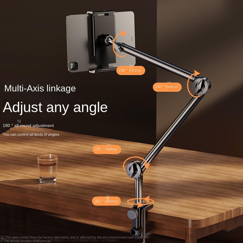 Desktop-Handyhalter Bettclip Nachttisch Faul Live Broadcast Klappbare Cantilever-Halterung für Apple Samsung iPad Tablet-Halter