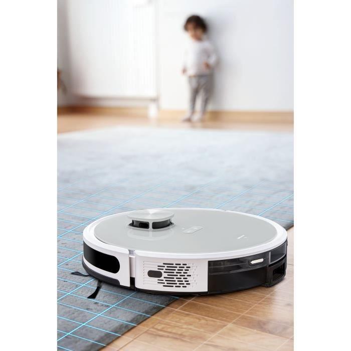 MEDION X21 SW - Saug- und Wischroboter mit Entleerstation - Laser-Navigation - Leistung 3000 Pa