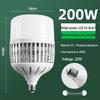 Yabiao LED E27 Fin-Type Globe Bulb for Shopping Malls, Workshops, Living Rooms, and More - Energy-Saving Engineering Solution