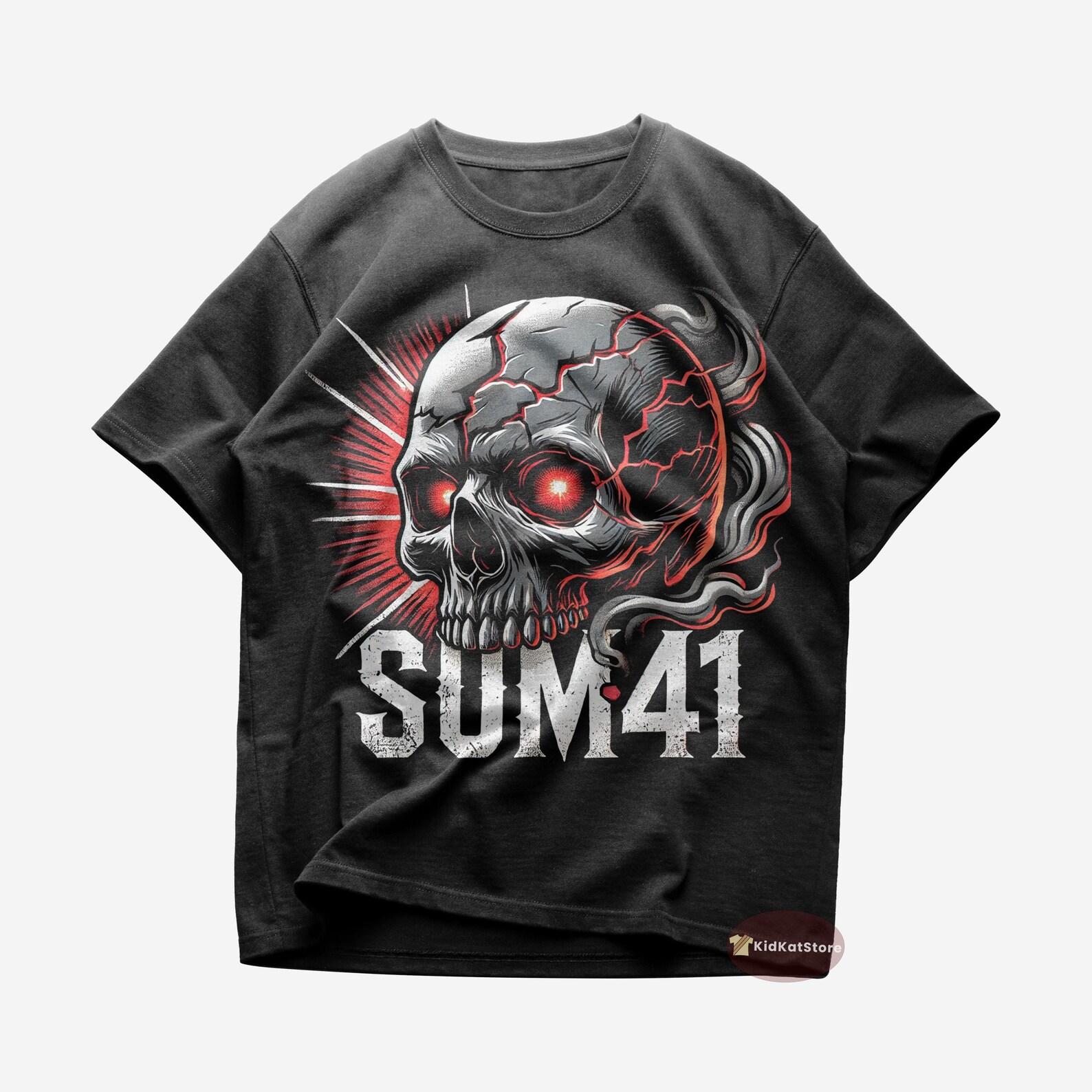 Sum 41 T shirt - Fat Lip - Sum 41 Merch - Unisex Punk Rock Tee - Gift for Punk Lovers - Premium Music Apparel - Punk Merch L