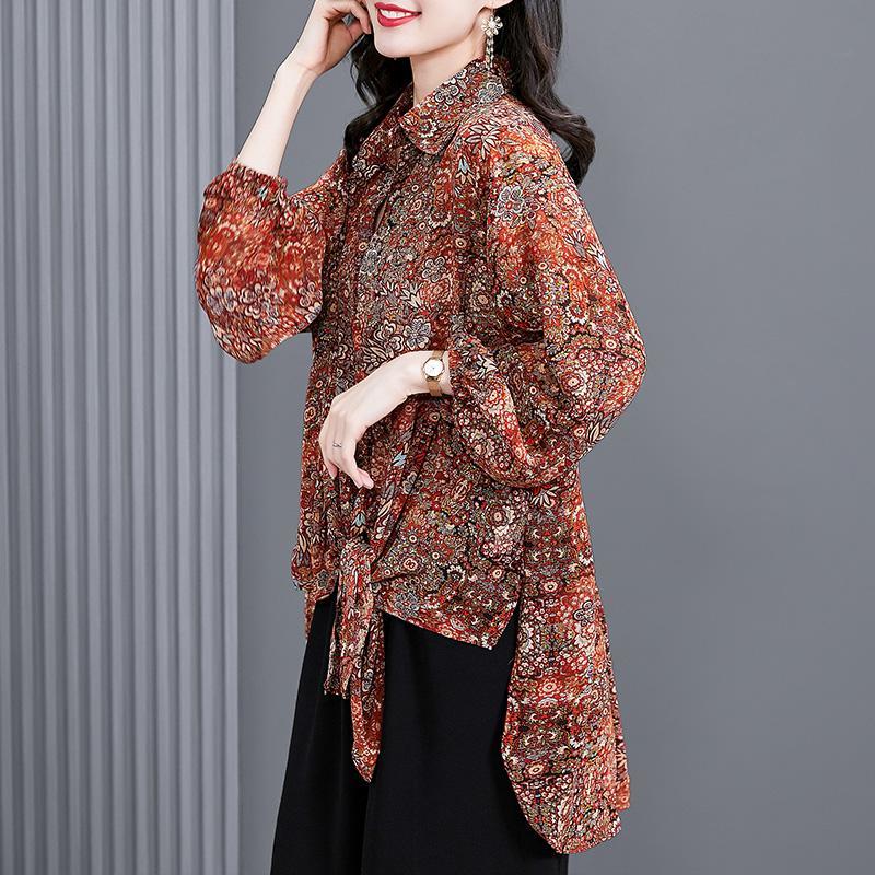 Blouse And Chiffon Luxurious Roomy For Women Perfect For Spring