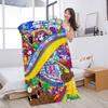 Anime The Amazing Digital Circus Vintage Bath Towel Microfiber Soft Water Absorbing Breathable For Girl Kids Decorative Towel