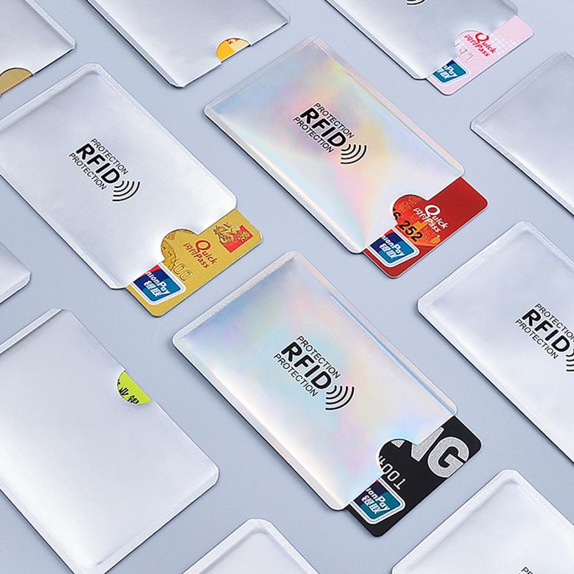 buy anti rfid card holder nfc blocking reader lock id bank card holder case protection metal credit card case aluminium at affordable prices — free shipping, real reviews with photos — joom buy anti rfid card