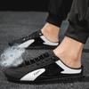 Fashion Fashion  men 2024 New Style lat-soled Wild Flat-bottomed Summer Thin Section Baotou Half Slippers