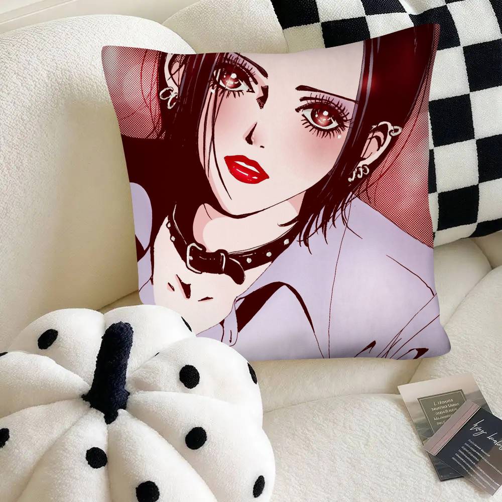 Oosaki Nana Japanese Anime NANA Pillow Case Square Pillow Bedroom Sofa Leisure Comfort Cushion Car Home Decoration