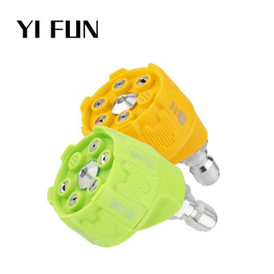High Pressure Washer 6-IN-1 Spary Nozzle Multiple Spray Angles With 1/4 Quick Connection For High Pressure Cleaner Car