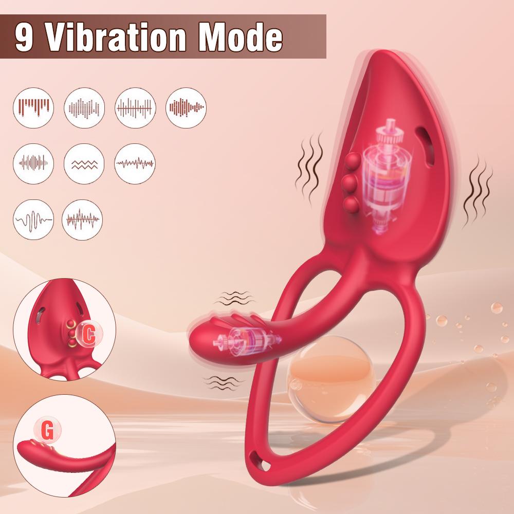 App Control Wearable Panty Vibrator Female 9 Vibration with Wireless Control Penis Ring Clitoral Stimulator Adult Sexy Toys 18+