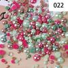 Yantuo 1000g Mixed Packaging Flat Back Pearls Resin Rhinestone Jelly Rhinestones Bulk Abs Loose Pearl for DIY Decoration