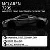 1:32 McLaren 720S Toy Model Car, Zinc Alloy Pull Back Car with Sound and Light and Body Door Opened, Toy Car for Kids Boy Girl Gift
