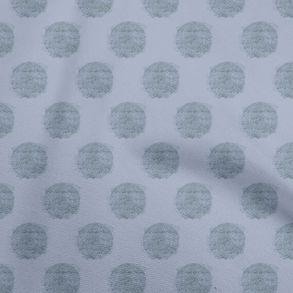 oneOone Cotton Flex Blue Fabric Asian Block Sewing Fabric By The Yard Printed Diy Clothing Sewing Supplies 40 Inch