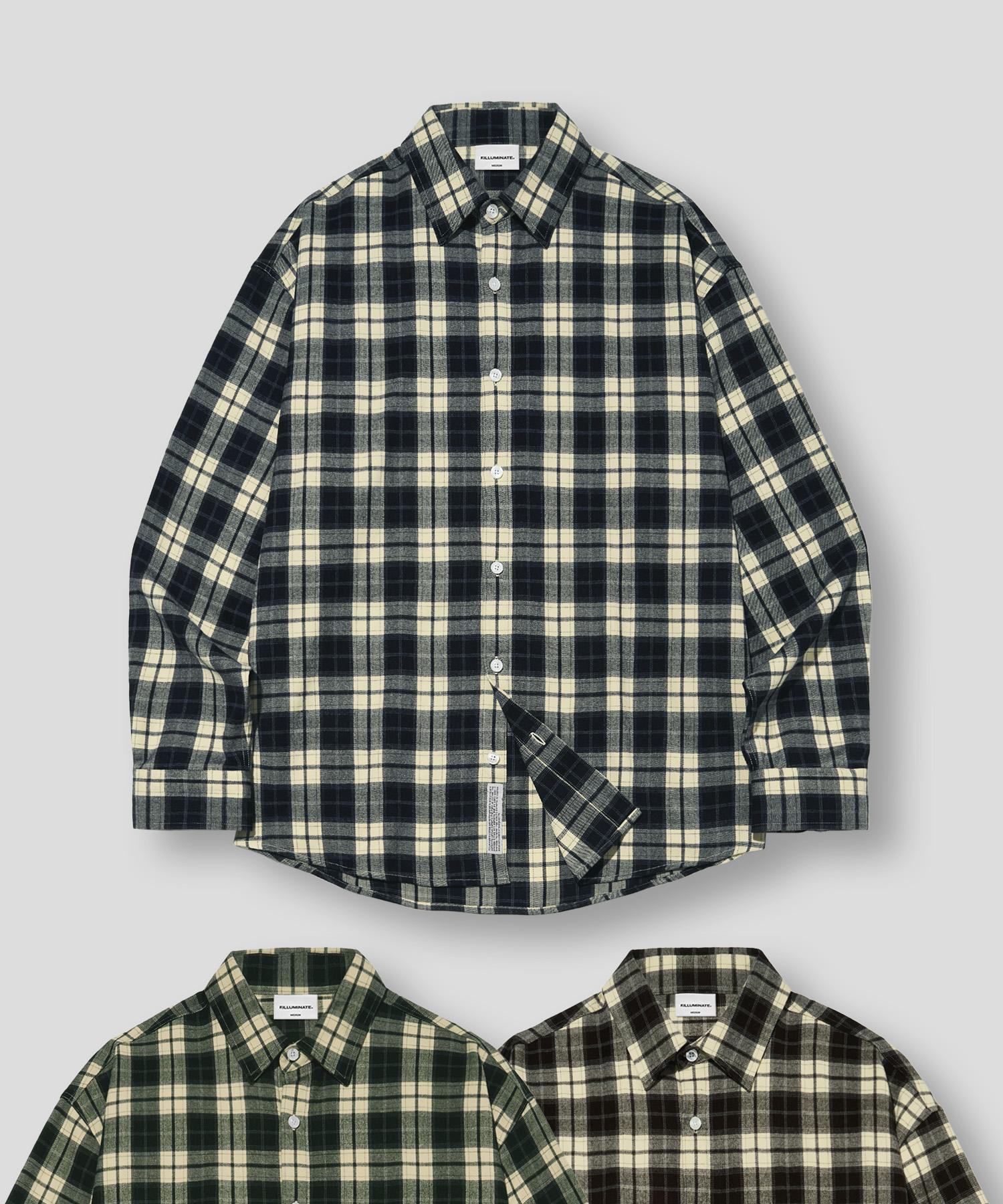 Illuminate Lattice Check Shirt - 3 Colors Green/(Green)M